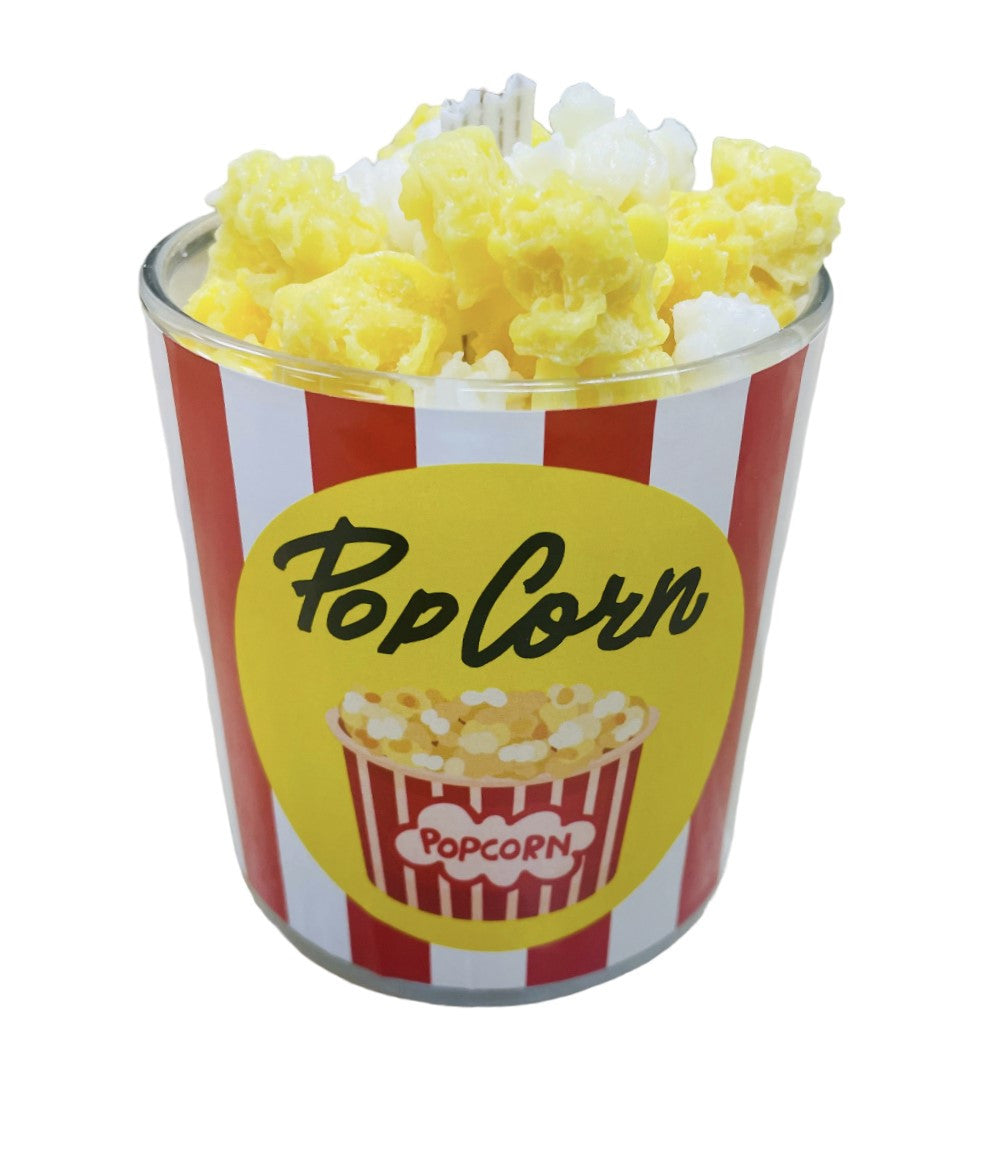 Popcorn Dessert Candle - Caramel or Buttered Popcorn Scent