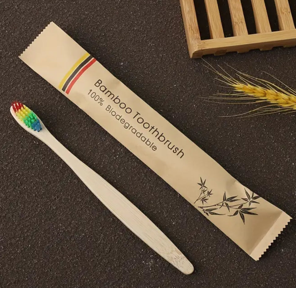 Bamboo Toothbrush BPA Free Soft Bristles