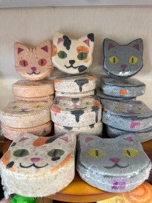 Novelty Bath Bombs | Kid-Friendly Fun Shapes | Non-Staining Handmade Bath Fizzies