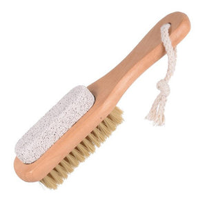 Foot brush with pumice stone