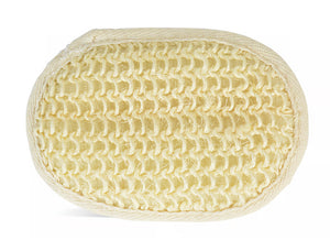 Hand pad exfoliating loofah