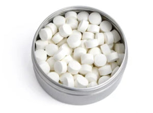 RUUT Toothpaste Tablets with Refillable Tin | Plastic-Free Toothpaste Tabs (32 Count)