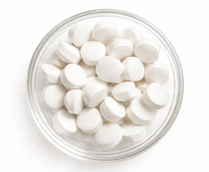 RUUT Toothpaste Tablets with Refillable Tin | Plastic-Free Toothpaste Tabs (32 Count)