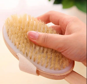 Long Wooden Handle Back Scrubber