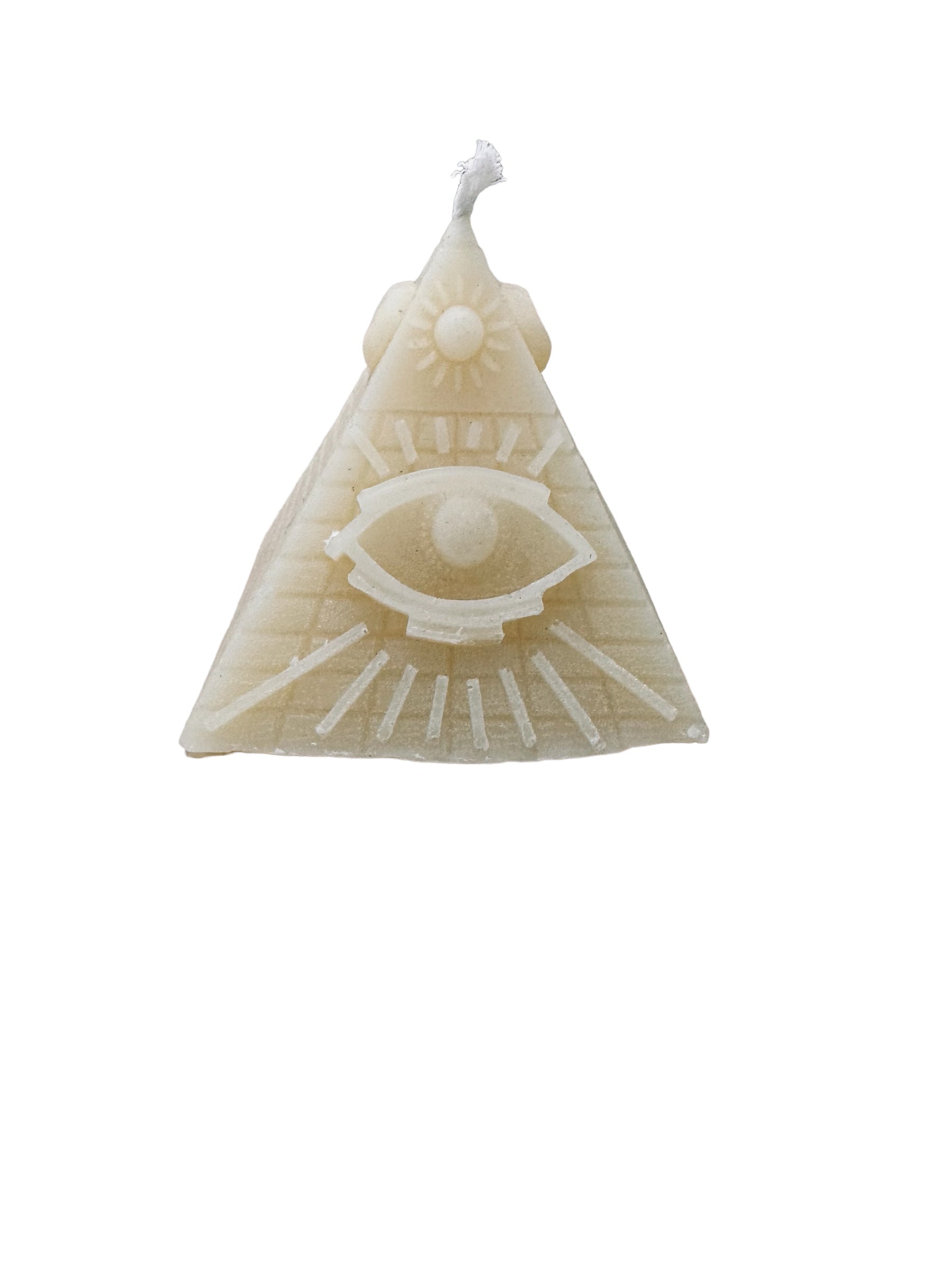 Beeswax - All Seeing Eye Pyramid Candle