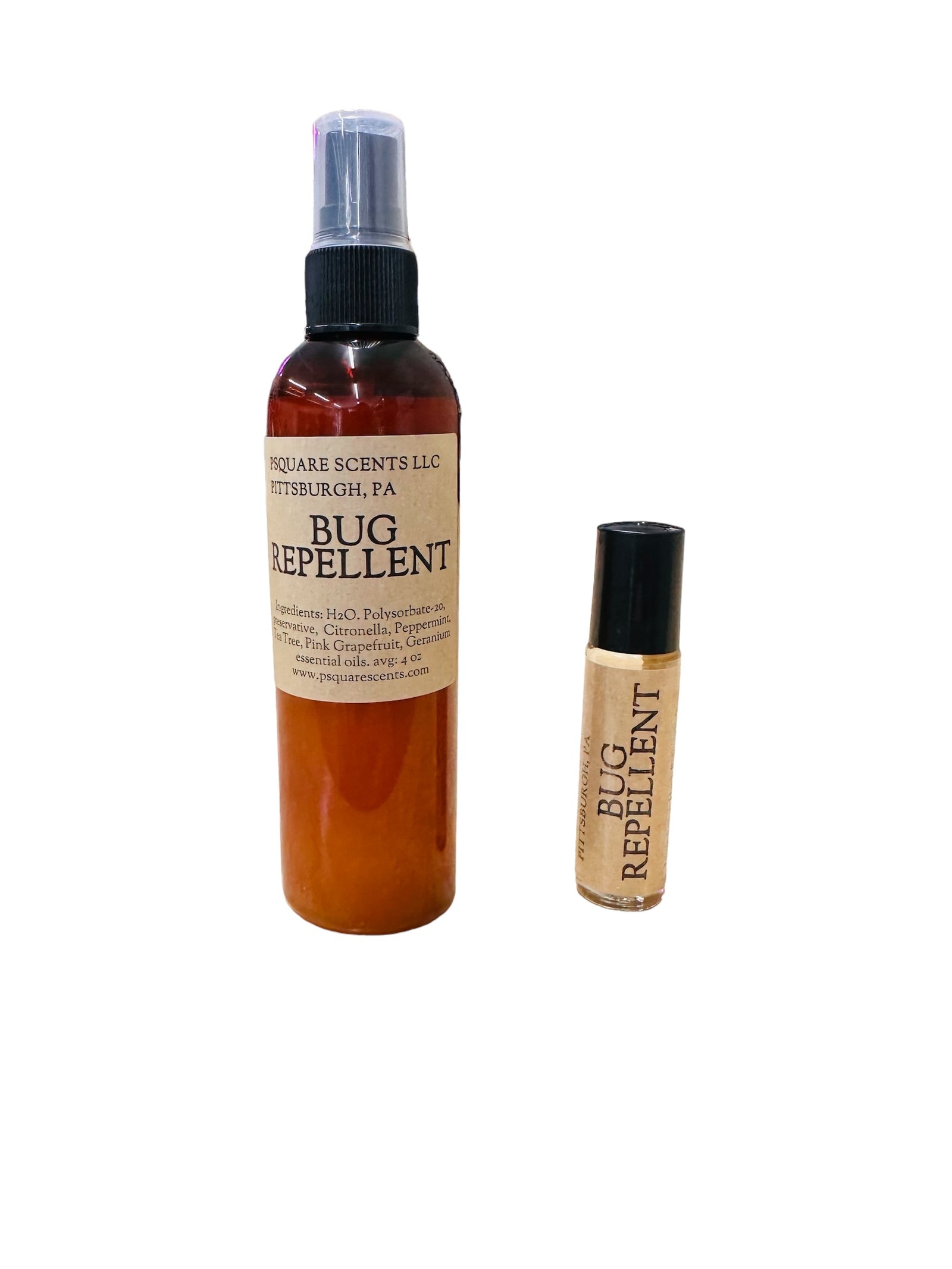 All Natural Bug Repellent Spray or Roll-On