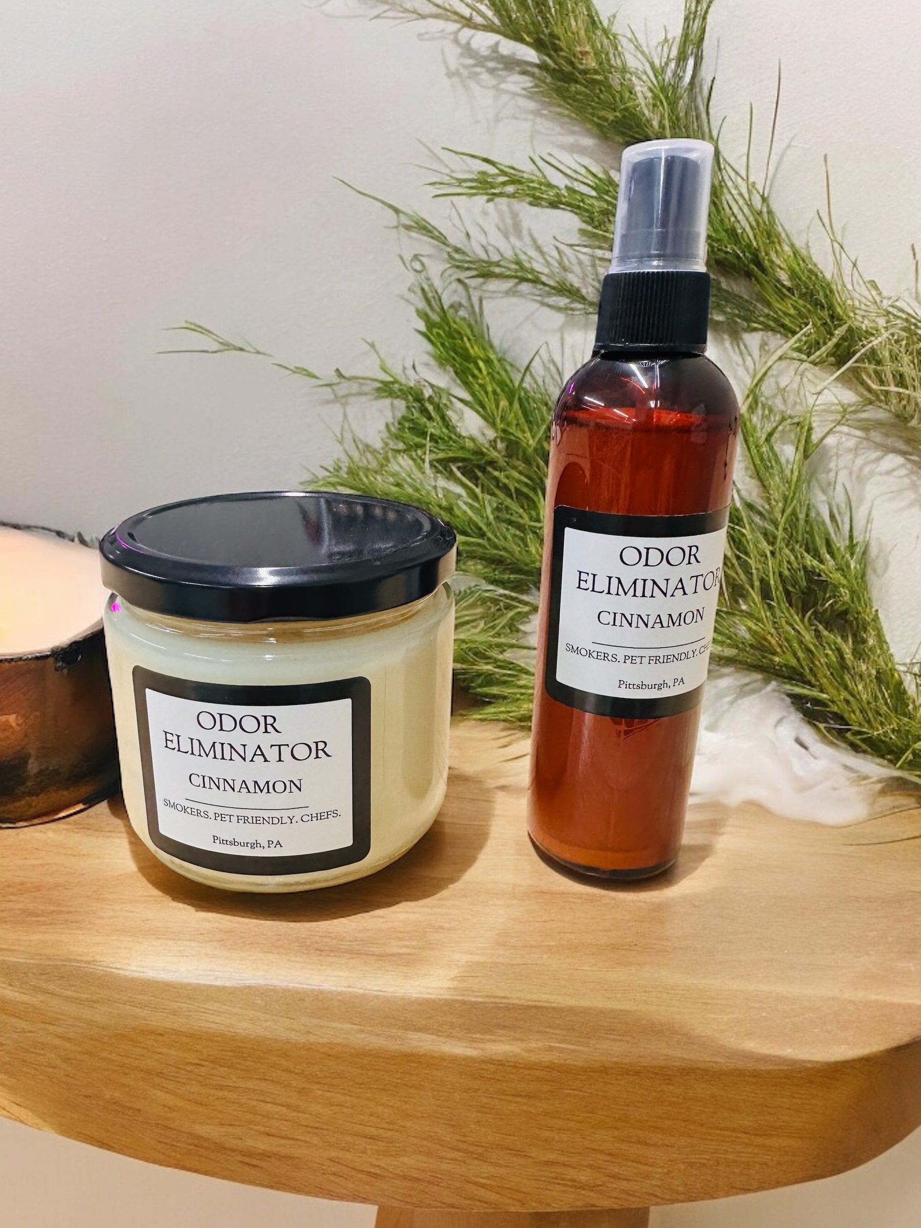 Odor Eliminator Collection Candles & Spray