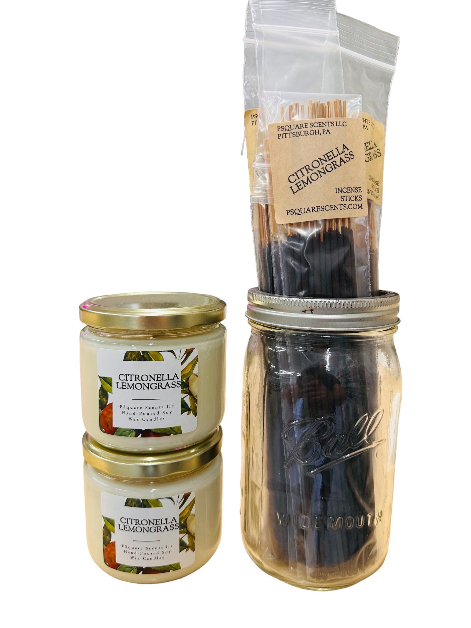 Citronella Lemongrass - Candles or Incense