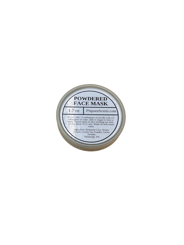 Honey & Green Tea Clay Face Mask Powder | Natural Bentonite Clay
