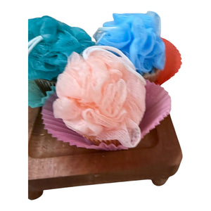 Loofah Cupcake Soap (Exfoliating Loofah Soap | Cold Process | 5.5–6.5 oz)