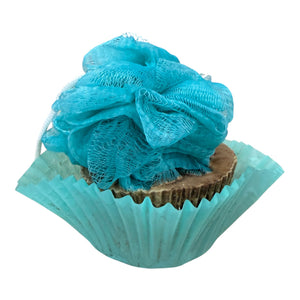 Loofah Cupcake Soap (Exfoliating Loofah Soap | Cold Process | 5.5–6.5 oz)