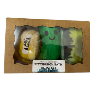 Bath Bomb Gift Set Collection | Handmade Fizzy Bath Bombs | Kids & Pittsburgh Gift Sets | PSquare Scents