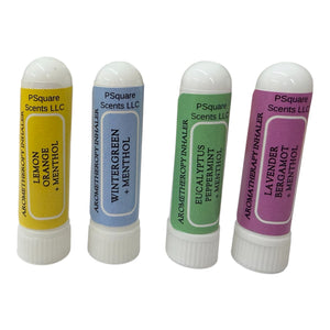 Essential Oil Nasal Inhalers | Aromatherapy Inhalers with Pure Essential Oils & Menthol