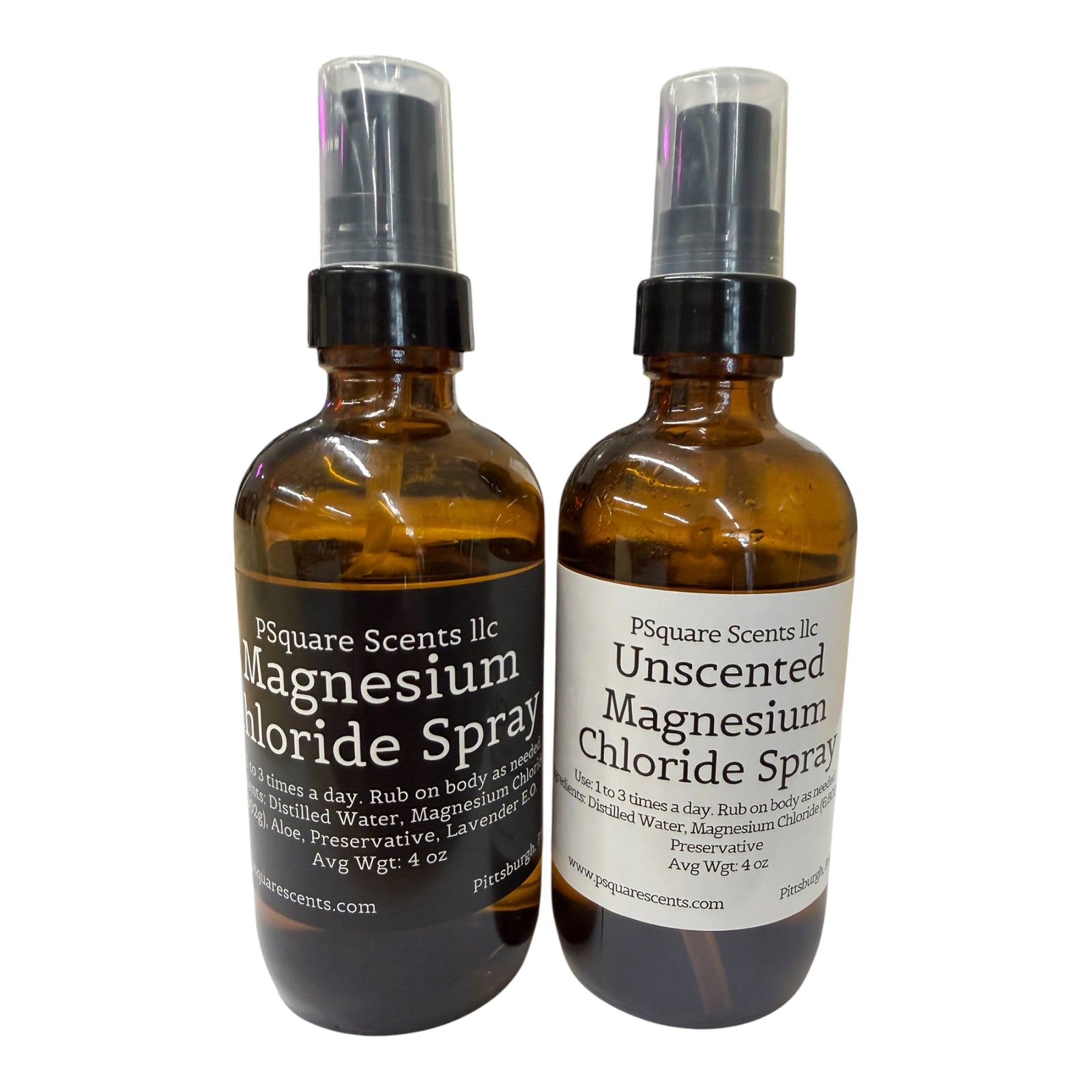 Magnesium Chloride Spray (4oz) | Natural Magnesium Oil Spray for Relaxation, Sleep & Muscle Comfort