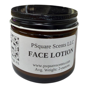 Natural Face Lotion with Hemp Seed Oil & Rosehip Oil (2oz) | Hydrating Facial Moisturizer
