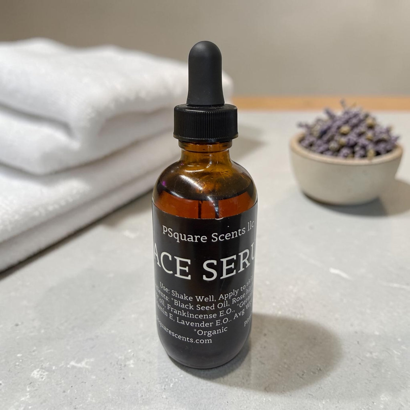 Organic Black Seed & Rosehip Oil Face Serum (2oz) | Natural Facial Serum for Hydrated, Radiant Skin