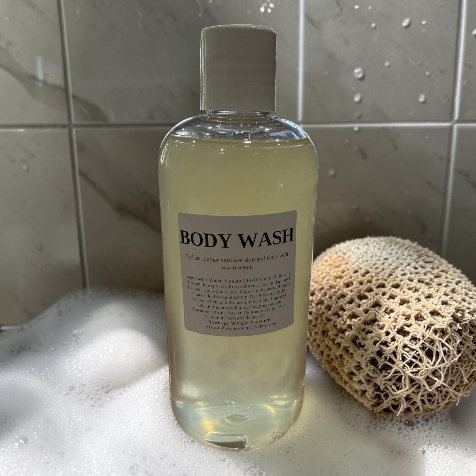 Handmade Body Wash – Scented Moisturizing Shower Gel – 8 oz