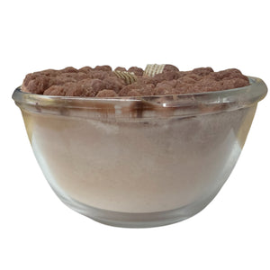 Cereal Bowl Candle | Handmade Soy Wax Novelty Candle | Fruity, Crunch & Cocoa Cereal Scents