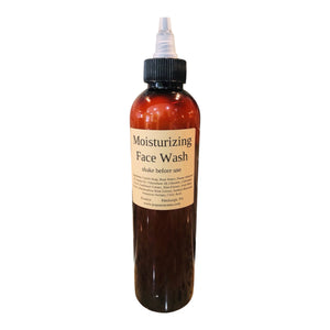 Rose Water Face Wash | Natural Liquid Facial Cleanser with Castile Soap