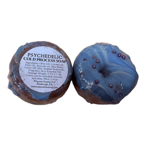 Donut Soap | Handmade Cold Process Soap | Artisan Bath Bar | Moisturizing Soap | 5–5.5 oz | Pink Sugar, Vanilla, Rose & More