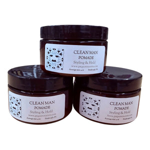 Men's Hair & Beard Pomade | Natural Styling Pomade with Beeswax