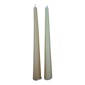 100% Pure Beeswax Taper Candles | Natural Honey Scented Candles