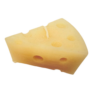 Cheese Wedge Beeswax Candle | 100% Pure Natural Beeswax Novelty Candle