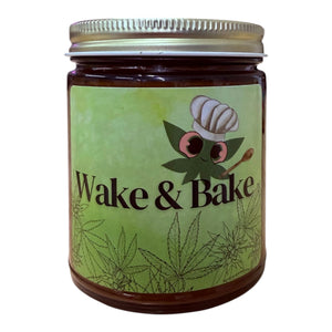 Wake and Bake Candle | Earthy Herbal Soy Candle | Unique Novelty Gift