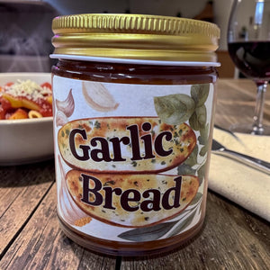Garlic Bread Candle | Savory Food-Inspired Soy Candle | Novelty Kitchen Gift