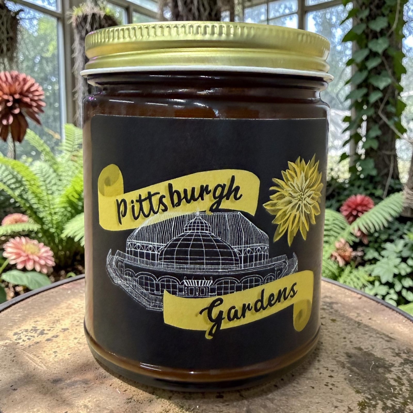 Pittsburgh Gardens Candle | Botanical Floral Soy Candle Inspired by Nature