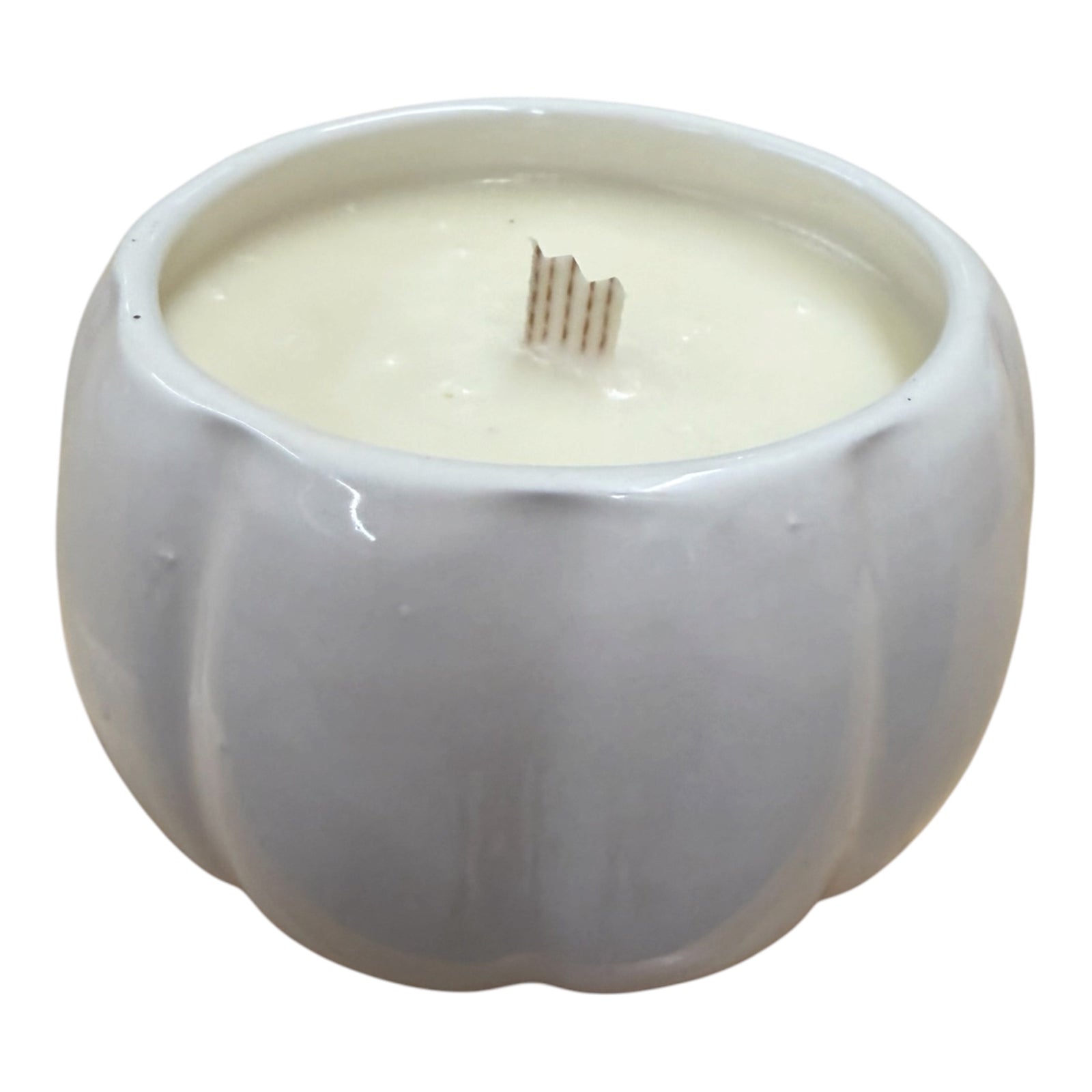 Pumpkin Candle | Ceramic Fall Candle | 7 oz Autumn Soy Candle