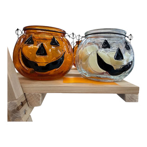Jack-O’-Lantern Tealight Candle Gift Set | 6 Fall Scented Tealights & Matches