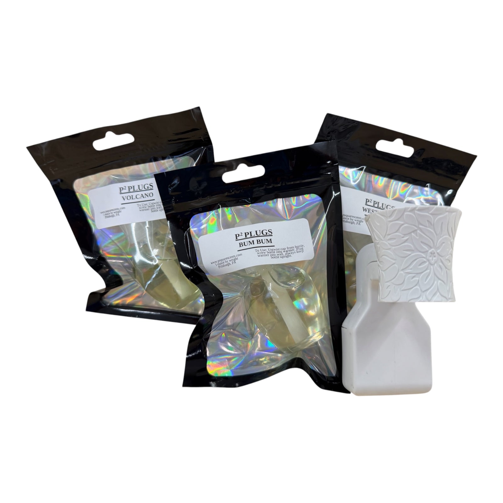 P² Plug-In Fragrance Kit | 1 Plug + 3 Fragrance Refills | Home Fragrance