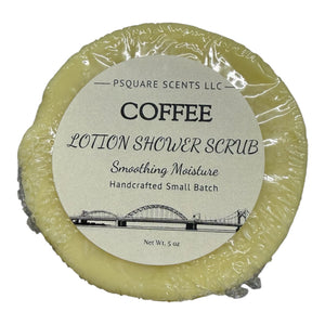 Shower Scrubby Lotion Bar | Exfoliating Sugar Scrub Bar & Moisturizing Body Lotion Bar | Handmade Bath & Body
