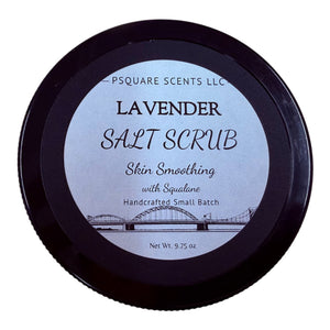 Squalane Salt Scrub | Luxurious Exfoliating Body Scrub | PSquare Scents