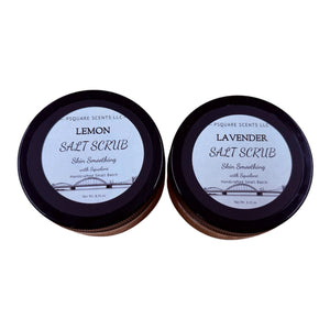 Squalane Salt Scrub | Luxurious Exfoliating Body Scrub | PSquare Scents