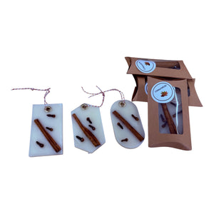 Scented Wax Sachet Ornament for Christmas, Pine or Cinnamon | PSquare Scents