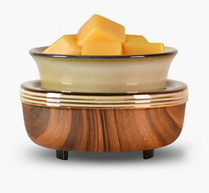 2-in-1 Electric Candle & Wax Melt Warmer | Includes 2 Handmade Soy Wax Melt Packs
