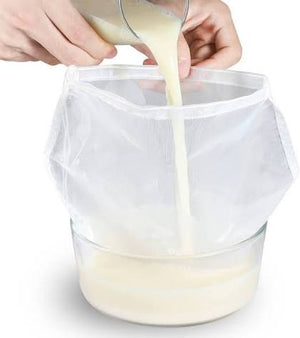 Reusable Nylon Filter Bag for Nut Milk & Fresh Juice | Eco-Friendly Kitchen Strainer Bag 🌿🥛