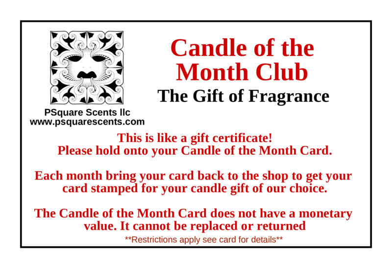 Candle of the Month Club | 6 or 12 Month Candle Gift Subscription
