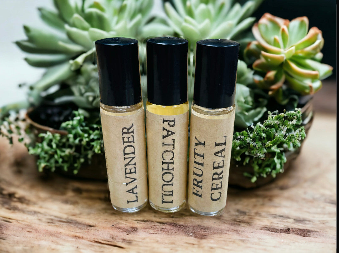 Roll-On Coconut Oil Base Cologne with Natural Essential Oils 0.23 fl oz (1-Pack)