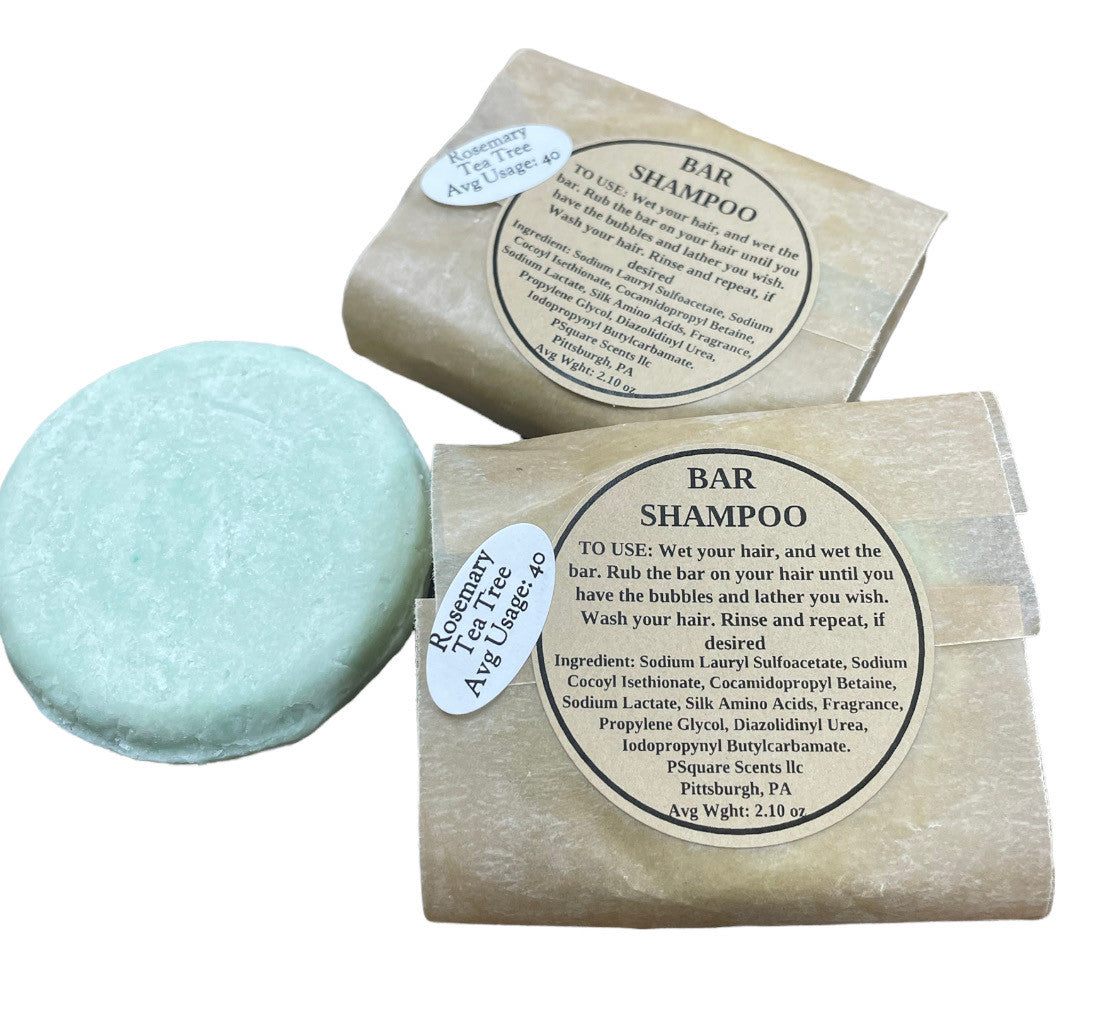 Shampoo Bar - Tea Tree & Rosemary Essential Oil's