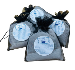 Bath Tea Bags with Spa Salts & Herbs - Soothing