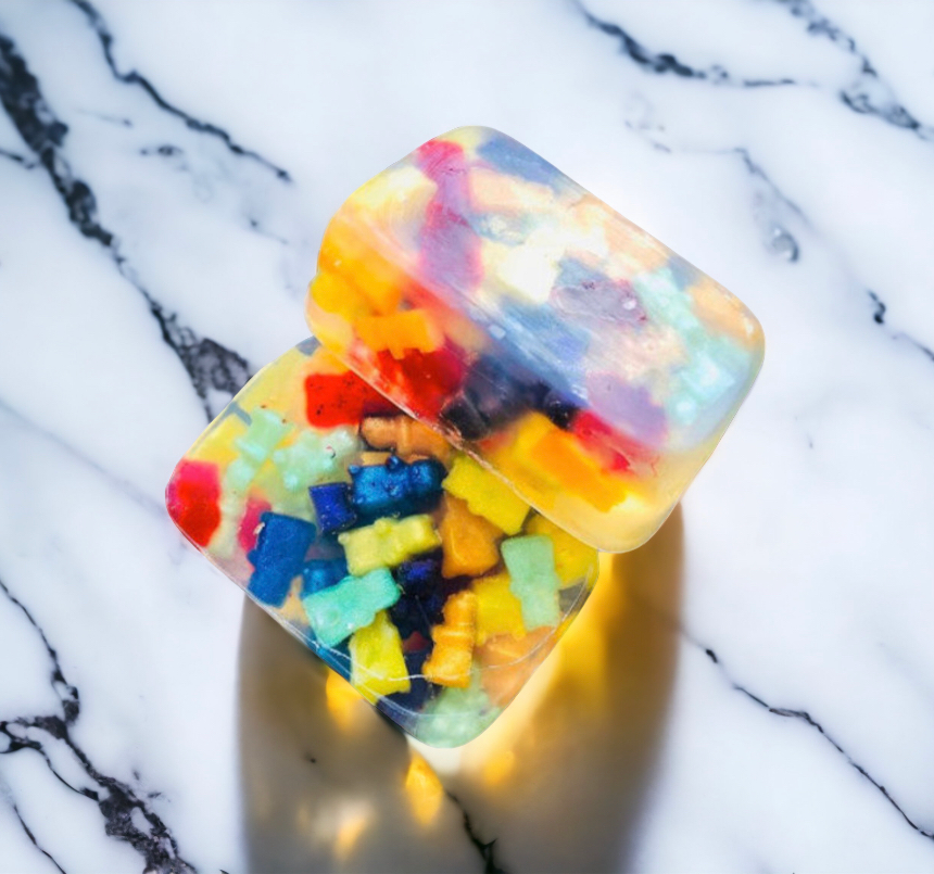 GUMMY BEAR BAR SOAP - SMELLS LIKE A FRUIT CEREAL