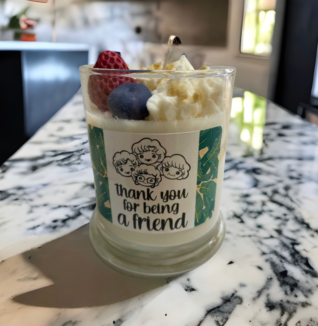 Candle - Dessert Candle - Thank You for Being a Friend